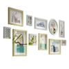 11 Pcs Picture Frames Gallery Frame Set for Wall, with Hanging Template, Glass Window and Photo Mats, 65.7 27.5inch-Collage Frames view 1
