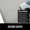 GORILLA GRIP The Original Ironing Board Cover and Pad, Silicone Coating, 400F Scorch Resistant Thick Padding, Heavy Duty Iron Covers Standard Boards, Hook and Loop Fastener Strap, Silver 15x54 view 4