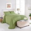 BrylaneHome Oversized Extra Wide Cotton Chenille Bedspread with Fringed Hems - Full, Sage view 1