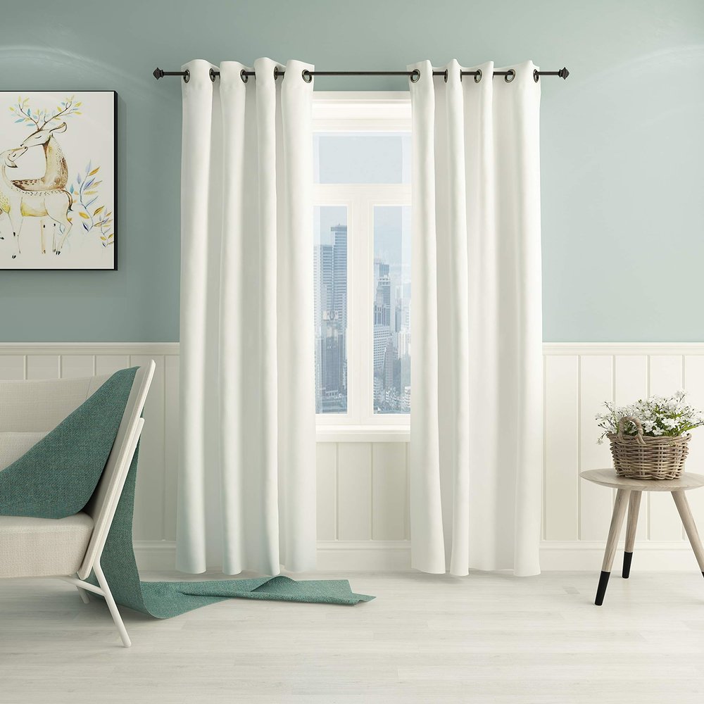 Furinno Collins Curtain 52x95 inches White