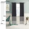 Furinno Collins Curtain 52x95 inches White view 2