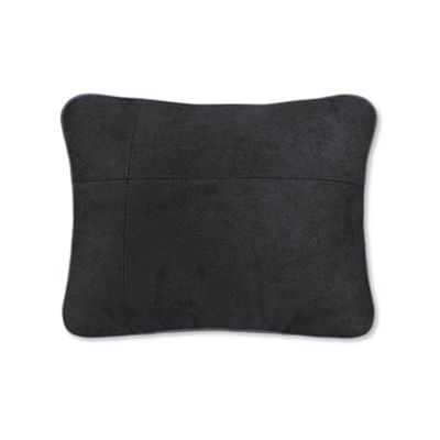 2 Pcs Car Seat Cushions Waist Support Pillow Suede Fabric Lumbar Rest for Maybach Design for Benz S Class Travel Pillow (Black)