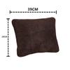 2 Pcs Car Seat Cushions Waist Support Pillow Suede Fabric Lumbar Rest for Maybach Design for Benz S Class Travel Pillow (Black) view 4