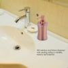 304 Stainless Steel Liquid Dispenser Container Sink Liquid Lotion Dispenser Pump Storage Holder Bottle for Kitchen Bathroom (400ml) view 4