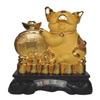 Feng Shui Import 15 Inch Big Golden Pig Statue w/Chinese Coin for Chinese Lunar Year of Pig view 1
