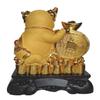 Feng Shui Import 15 Inch Big Golden Pig Statue w/Chinese Coin for Chinese Lunar Year of Pig view 2