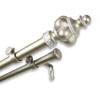 InStyleDesign Revel 1 inch Diameter Adjustable Double Curtain Rod Light Gold 28 to 48 inches Gold Finish view 1