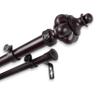 InStyleDesign Revel 1 inch Diameter Adjustable Double Curtain Rod Light Gold 28 to 48 inches Gold Finish view 4