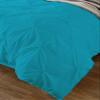 HR Luxury Linen Soft Luxurious 1-Piece Pinch Pleated Pintuck Decorative Quilt Duvet Cover with Corner Ties 100% Cotton 400 Thread Count Comforter Cover (Full/Queen, Feroji) view 2
