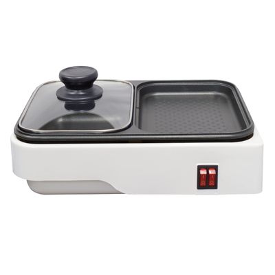 OHM ELECTRIC 2 Way Plate (Electric Griddle & Pan) COK-YH100B-W (WHITE) 08-1209Japan Domestic Genuine Products Ships from Japan