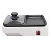 OHM ELECTRIC 2 Way Plate (Electric Griddle & Pan) COK-YH100B-W (WHITE) 08-1209Japan Domestic Genuine Products Ships from Japan view 1