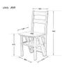 4 Tier Step Stool for Adult - Folding Ladder Chair Bench Seat for Kitchen Office Library Indoor Flower Rack/Shoe Bench/Storage Shelf High 90.5CM view 3