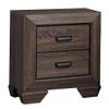 Benjara Benzara Beautiful Wooden Storage Nightstand, Brown, view 1