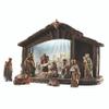 Avalon Gallery Nativity Sets for Christmas - LED Lighted Nativity Scene with Stable, 3-Inch Scale, 11-Piece view 1