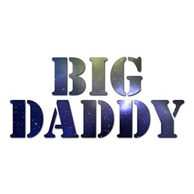 Big Daddy - Vinyl Decal Sticker - 17" x 7.75" - Galaxy