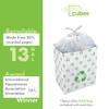 Clean Cubes 13 Gallon Disposable Pop-Up Trash Cans (6-Pack) with Fitted Bags  Foldable Garbage & Recycling Bins for Parties, Events & Kitchen (Recycle, 17" H x 13.5" W x 10" D) view 4