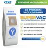 30 Pack Type Y Vacuum Bags for Hoover WindTunnel Upright Vacuum Cleaners, Style Y, Z, Premium Vacuum Bags Model 4010100Y view 2