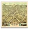 Magnet Bird's Eye View 1871 Huntsville AL Vintage Style City Map Magnet Vinyl Magnetic Sheet for Lockers, Cars, Signs, Refrigerator 5" view 1