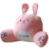 Waist Protection Pillow Back Cushion Office and Home Chair Waist Pillow Sofa Decorative Cushion Washable (Pink Rabbit, L) view 1