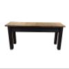 Dark Walnut and Black Bench (42) view 2