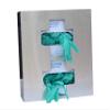 Designer "Cross Cut" Stainless Steel Glove Box Holders (USA Made) (2) Double view 1