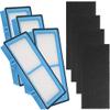HIFROM HEPA Filter with Carbon Booster Filters Replacement For Holmes AER1 Purifier HAP242-NUC Replacement Part# HAPF30AT Dust Elimination (4 Set) view 1