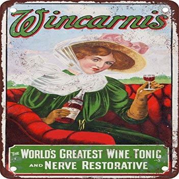 1894 Wincarnis Wine Tonic Vintage Look Reproduction Metal Tin Sign 8X12 Inches