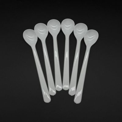 Kimmel Multi-Purpose Spoons / Yoghurt Spoons Set of 6 Plastic White