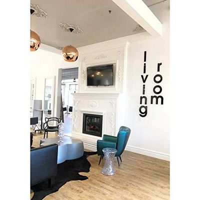 Super Cool Creations Floating Internal Signs for Home, Office & Shop - Clear - 30CM