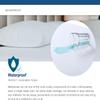 Bargoose Home Textiles, Inc. | Fitted Waterproof California King Mattress Cover | Vinyl Bed Protector | Guards Against Liquids and More | White (16" Deep) view 3