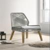 Coaster Fine Furniture Nakia Woven Back Transitional Wood Side Chairs Gray (Set of 2) view 2