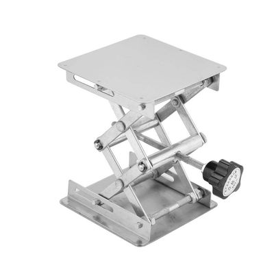 Lab Jack,Stainless Steel Lifting Laboratory Lifting Stand Scissor Rack 100100mm