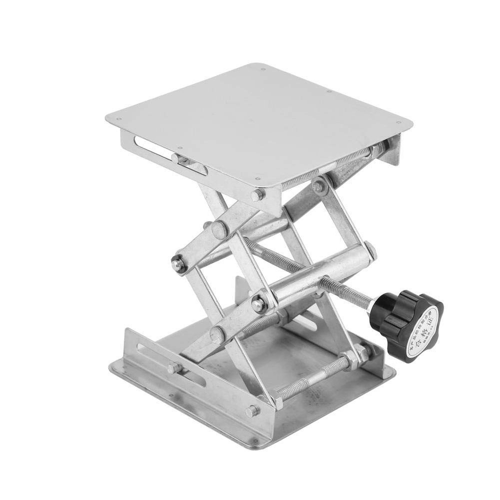 Lab Jack,Stainless Steel Lifting Laboratory Lifting Stand Scissor Rack 100100mm