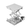 Lab Jack,Stainless Steel Lifting Laboratory Lifting Stand Scissor Rack 100100mm view 1