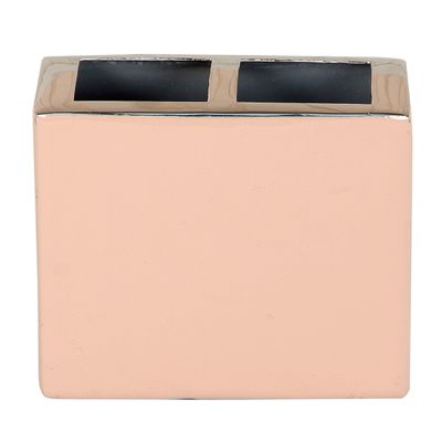 Better Trends Trier Bath Accessories Coll is impeccably Design Crafted to add Enduring Style for Exceptional Elegance to Bathroom 100% Stainless Steel in Vibrant Colors, Tooth Brush Holder, Lt Beige