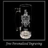 Lewis English Family Coat of Arms Beer Stein Set of 4, 16 oz  Personalized Heraldic Engraving view 2