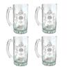 Boyle Irish Family Coat of Arms 16oz Beer Stein Set of 4  Personalized Heraldic Engraving view 1