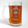 Boyle Irish Family Coat of Arms 16oz Beer Stein Set of 4  Personalized Heraldic Engraving view 4