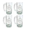 Donnelly Irish Family Coat of Arms 16oz Beer Stein Set of 4  Personalized Engraved Glassware, Celtic Heritage Gift view 1