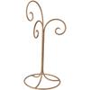 Bard's Wrought Iron 3 Arm Gold-toned Ornament Stand, 17" H x 7.5" W x 7.5" D view 1