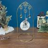 Bard's Arched Gold-toned Ornament Stand, Medium Scroll, 13" H x 6" W x 6" D view 4