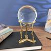 Bard's Brass-toned Egg Stand/Holder, Twig Branch Leg, 3" Diameter view 3