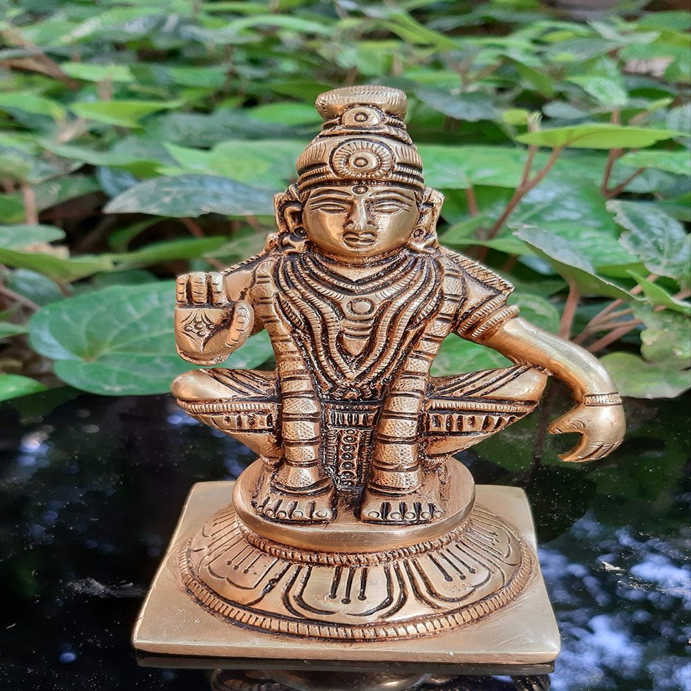 Ayyappan God Collectible Handicraft Art by BharatHaatBH06799