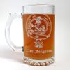Fergusson Scottish Clan Crest Beer Stein Set of 4  16 oz Personalized Heraldic Engraving view 3