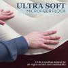 Englander First Ever Microfiber Air Mattress, Microfiber Airbed with Built in Pump Queen Brown/Cream Top view 2