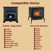 Us Stove King Ashley 80473 Combustion Blower Exhaust Fan Motor Upgrade Fits Models 5520 6037 American Harvest 6039 6041 KP130, KP60, 5500 5500M 5500XL view 3