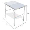 3' Folding Table Portable Plastic Indoor Outdoor BBQ Picnic Party Camp Tables (U.S. Stock) view 2