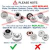 HQRP 4-Pack Bottle Cap Valve Assembly fits Emerson MoistAir/Kenmore Humidifiers, Compatible with Essick Air 509229-1 822419-2 Replacement view 3
