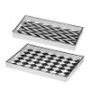 Loui Michel Cie Quinn Rectangular Tray, Set of 2, Black, White view 1