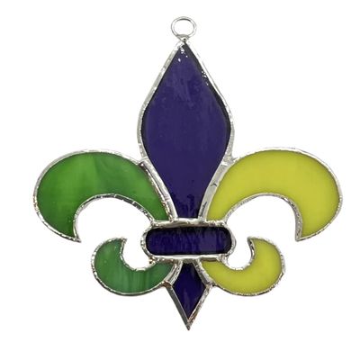 Switchables Glass Cover: Mardi Gras, Fleur de Lis